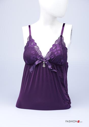 Babydoll  lace adjustable with bow - ph 1