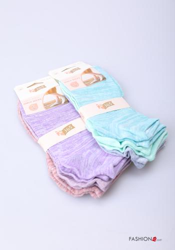 Calcetines invisibles de Algodón Estampado colorido - ph 1