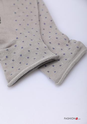 Ankle socks in Cotton With polka dots - ph 3