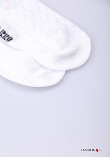 Chaussettes en Coton Imprimé à pois - ph 2