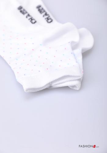 Chaussettes en Coton Imprimé à pois - ph 3