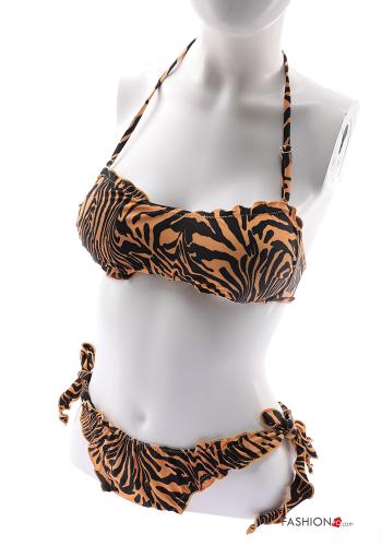 Bikini ajustable Estampado animal con lazo - ph 5