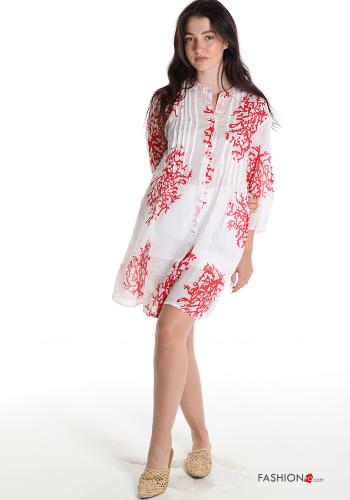 Set 10 pezzi Copricostume in Cotone  con bottoni Fantasia naturale - ph 5