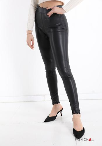 faux leather Leggings - ph 1