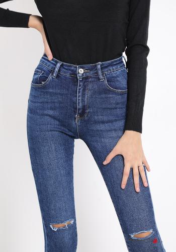 Jeans aus Baumwolle mit Taschen - ph 4
