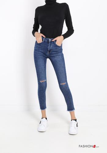 Jeans aus Baumwolle mit Taschen - ph 5