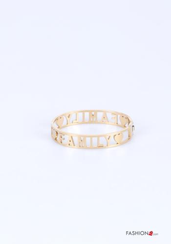 Bracelet Imprimé écrit avec strass - ph 2