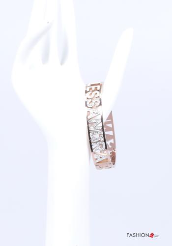 Bracciale Fantasia scritta con strass - ph 3