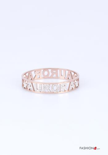 Bracciale Fantasia scritta con strass - ph 1