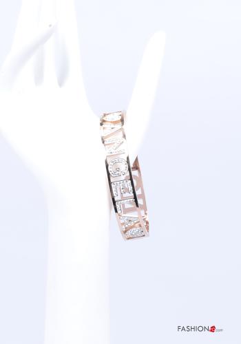 Bracciale Fantasia scritta con strass - ph 3