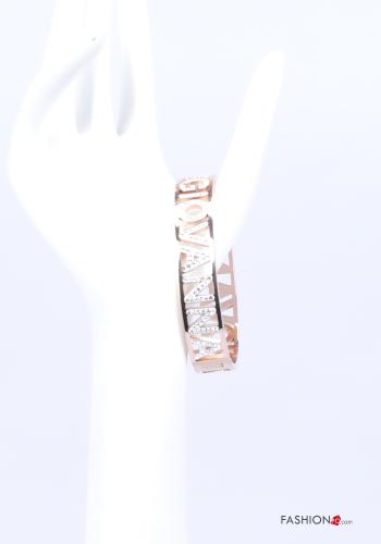 Pulsera Patrones de escritura con brillantes - ph 3
