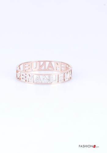 Bracciale Fantasia scritta con strass - ph 1