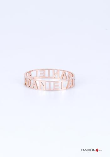 Bracelet  with rhinestones Written print - ph 2