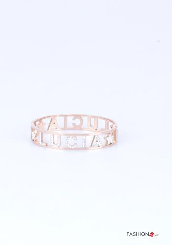 Bracciale  con strass Fantasia scritta - ph 1