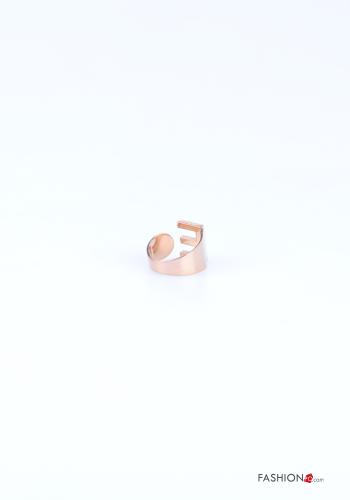 Lettering print adjustable Ring - ph 2