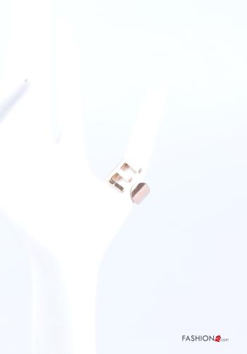Lettering print adjustable Ring - ph 3