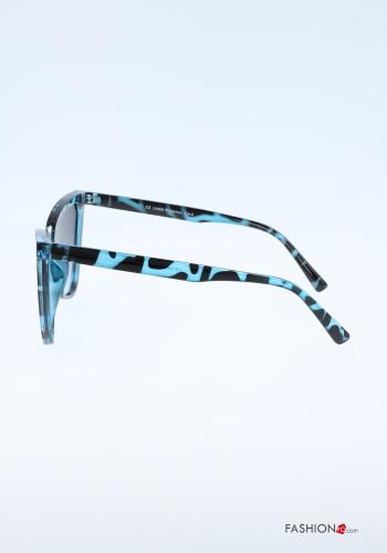 Ensemble de 12 pièces Lunettes de soleil  avec des verres fumés Imprimé animalier - ph 3