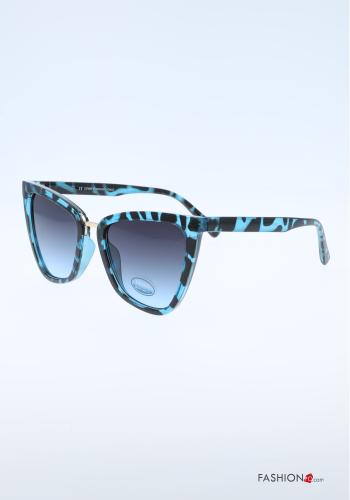 Ensemble de 12 pièces Lunettes de soleil  avec des verres fumés Imprimé animalier - ph 5