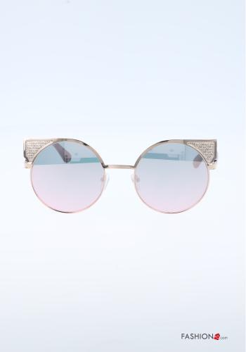 Set 12 pezzi Occhiali da sole rotondi con lenti specchiate - ph 2
