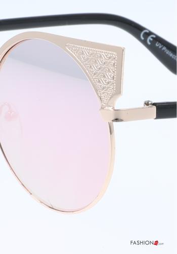 Set 12 pezzi Occhiali da sole rotondi con lenti specchiate - ph 6