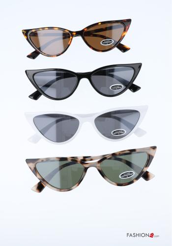 Ensemble de 12 pièces Lunettes de soleil  cateye avec des lentilles classiques - ph 1