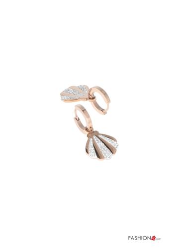 Boucles d’oreilles avec strass - ph 2