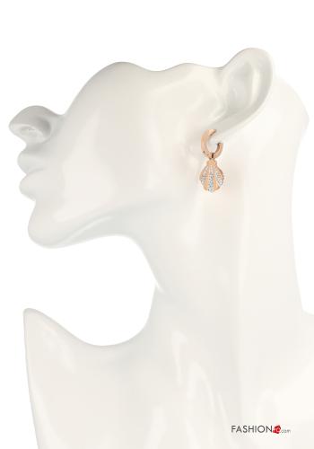 Boucles d’oreilles avec strass - ph 3
