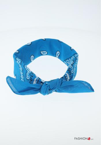 Set 12 pezzi Fascia per capelli in Cotone Fantasia paisley - ph 2