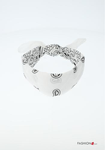 Set 12 pezzi Fascia per capelli in Cotone Fantasia paisley - ph 4