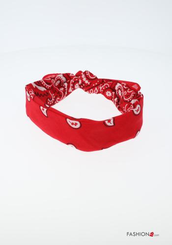 Set 12 pezzi Fascia per capelli in Cotone Fantasia paisley - ph 6