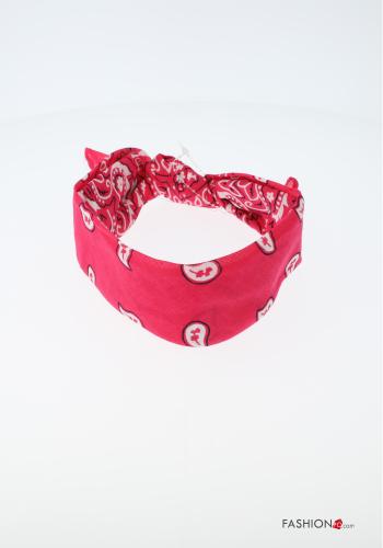 Set 12 pezzi Fascia per capelli in Cotone Fantasia paisley - ph 8