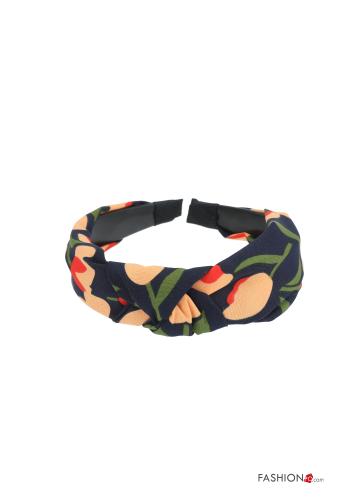 Conjunto de 12 piezas Cintillo para el pelo Estampado floral - ph 1