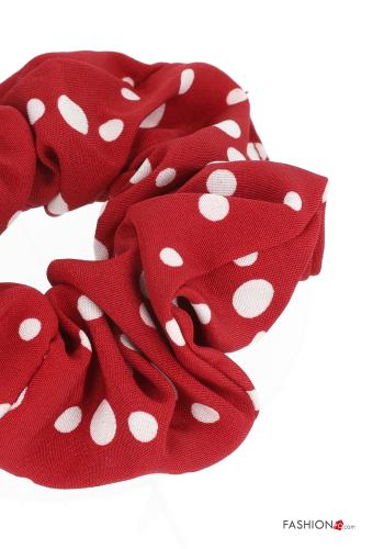 Pack de 12 peças Elástico de cabelo Padrão bolas - ph 2
