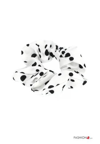 Pack de 12 peças Elástico de cabelo Padrão bolas - ph 6