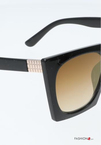 24-teiliges Set Rechteckige Verspiegelte Sonnenbrille - ph 6