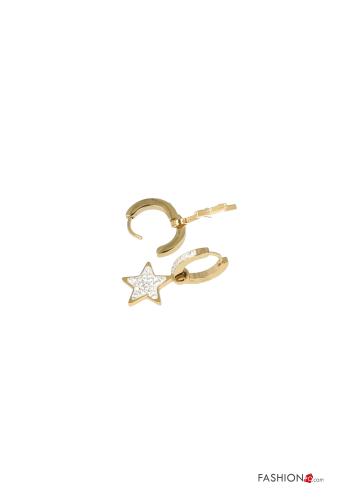 Earrings  with rhinestones - ph 2