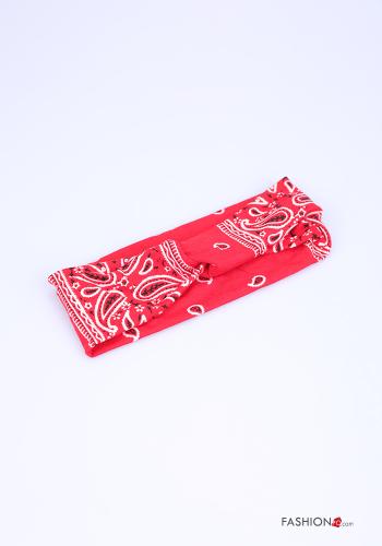 Set 12 pezzi Fascia per capelli in Cotone Fantasia paisley - ph 2
