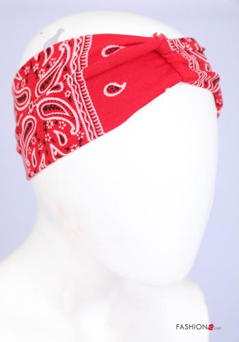 Set 12 pezzi Fascia per capelli in Cotone Fantasia paisley - ph 3