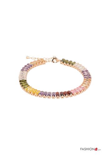Pulsera ajustable con brillantes - ph 1