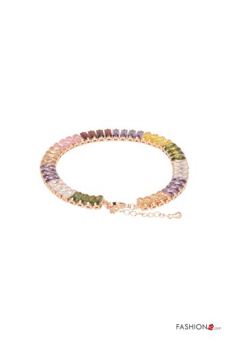 Pulsera ajustable con brillantes - ph 2