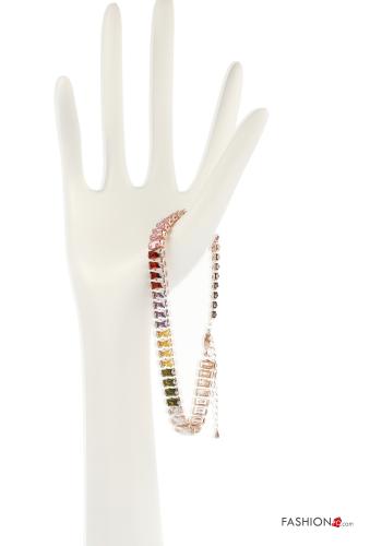 Pulsera ajustable con brillantes - ph 3