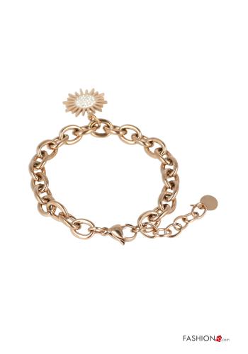Bracciale regolabile con strass - ph 2