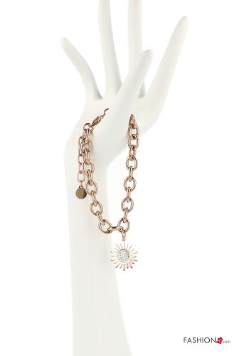 Bracciale regolabile con strass - ph 3