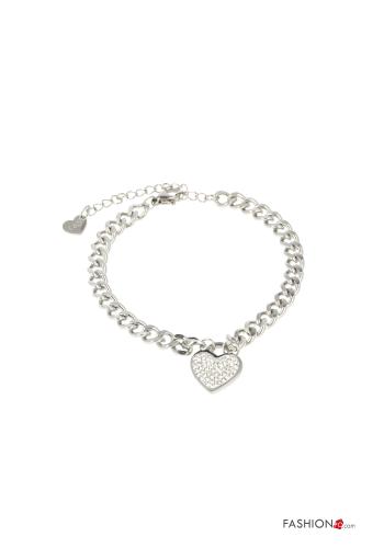 Pulseira regulável com strass - ph 1