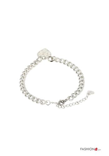 Pulseira regulável com strass - ph 2
