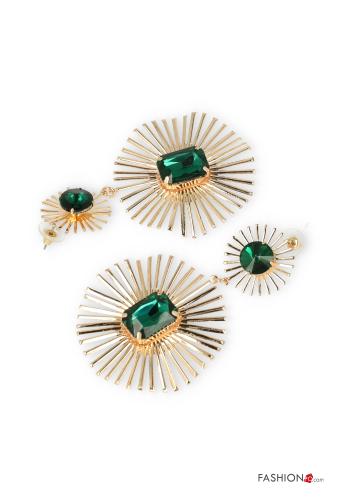 Boucles d’oreilles avec strass - ph 2