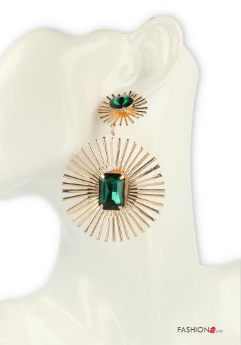 Boucles d’oreilles avec strass - ph 3