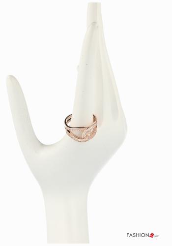 Ring with rhinestones - ph 3