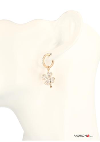 Boucles d’oreilles avec strass - ph 3