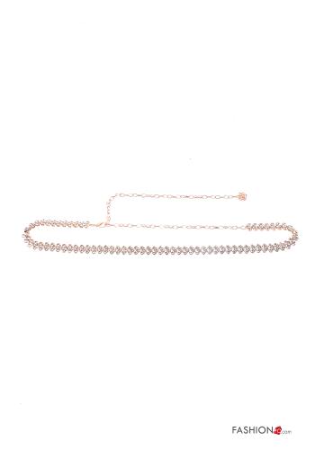 Cintura regolabile con strass - ph 1